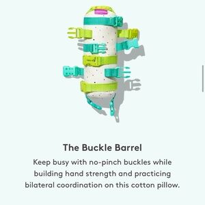 Lovevery Buckle Barrel Toy